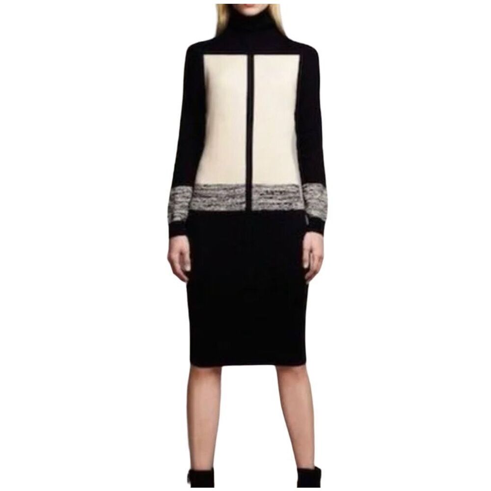 Black And Cream Colorblock Narcisco Rodriguez Col… - image 1